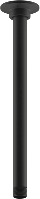 Kohler 7392-BL Rainhead Arm And Flange, Matte Black