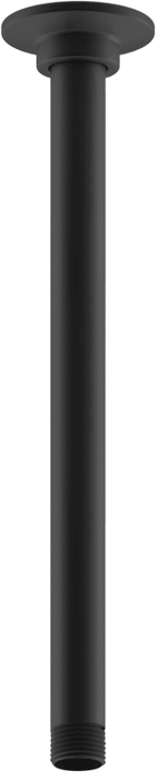 Kohler 7392-BL Rainhead Arm And Flange, Matte Black