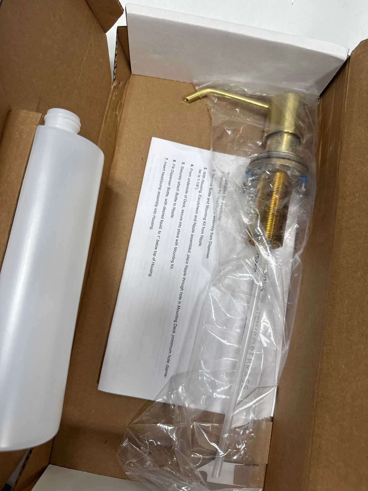 Newport Brass 125 East Linear Deck Mounted Soap Dispenser Satin Brass