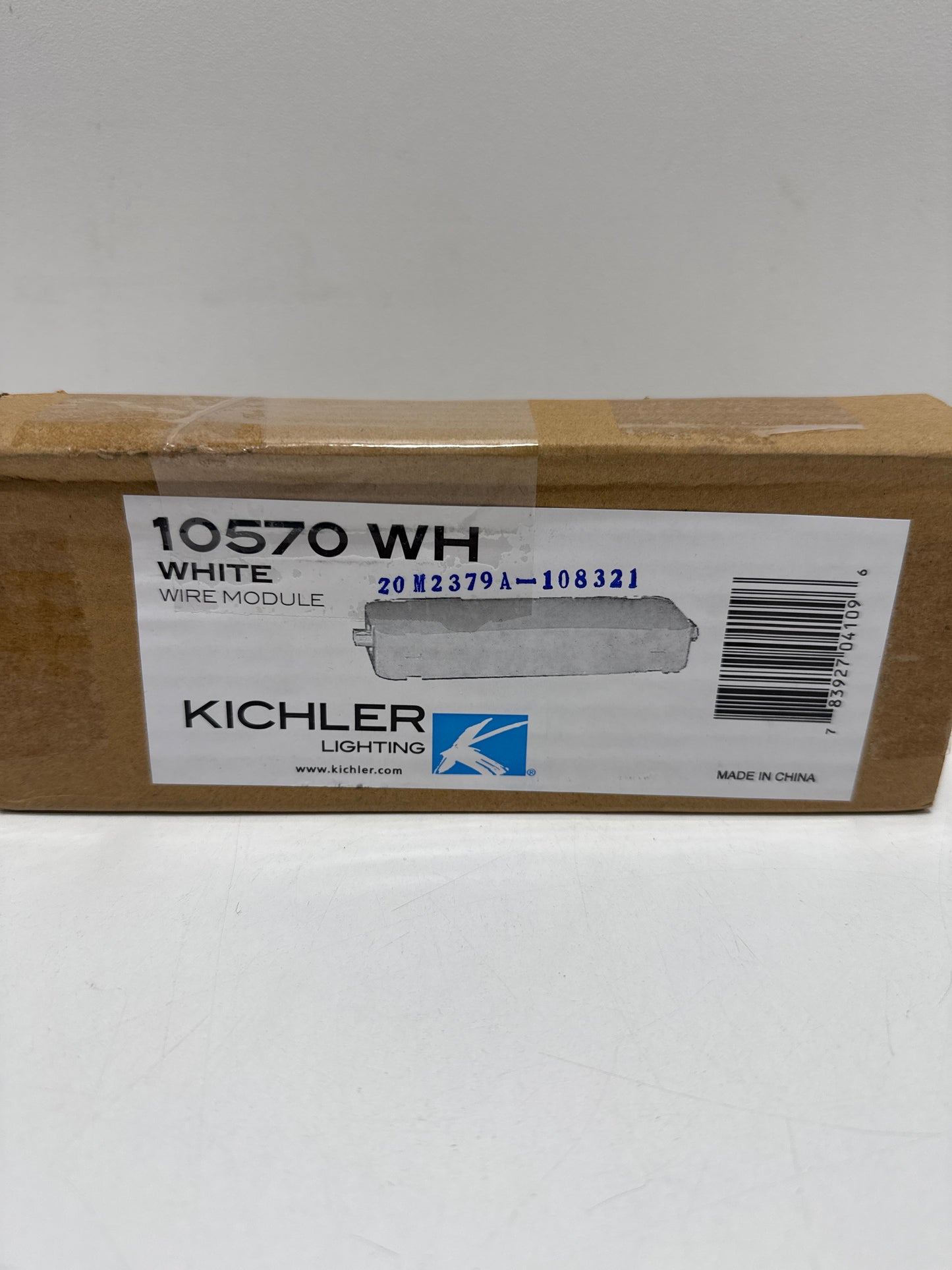Kichler 10570WH Under Cabinet Accessories Wire Module, White Material (Not Painted)