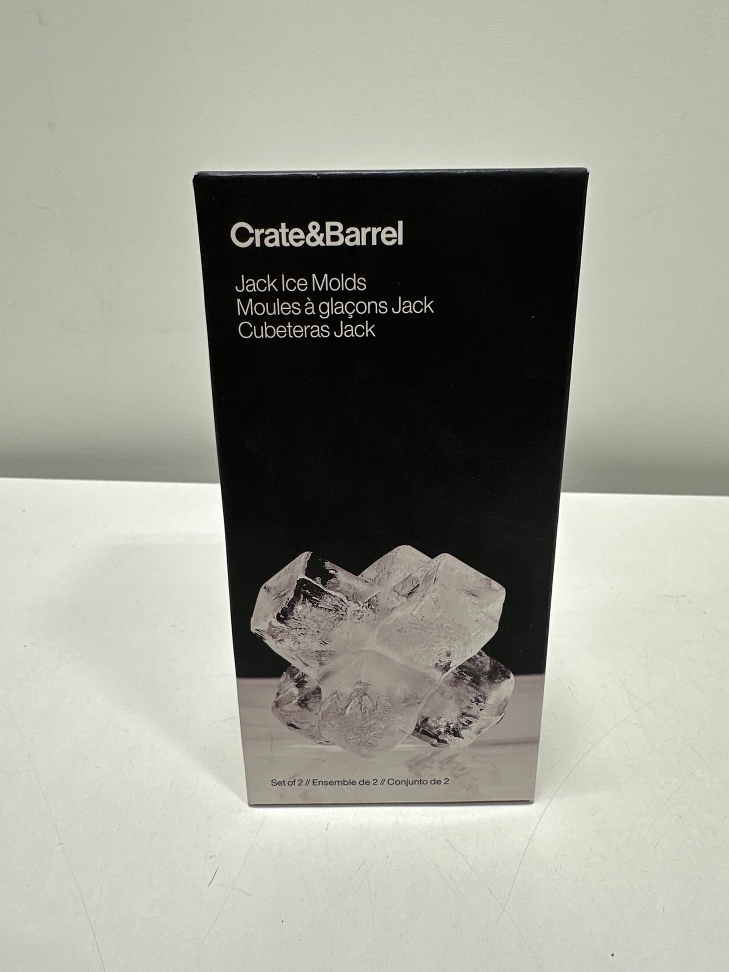 Crate&Barrel Jack Ice Mold - 2 Pack
