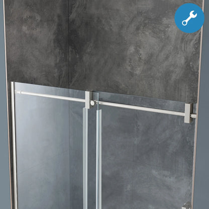 OVE Decors Dayton 60" Shower Door - Matte Black