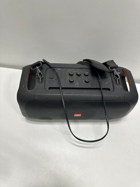 Used For Parts JBL PartyBox on-the-Go - Portable Party Speaker with Built-in Lights and Wireless Mic - Black
