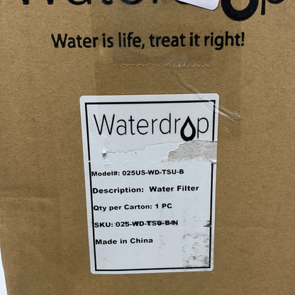 Waterdrop - Ultra Filtration Under Sink Water Filter System - Black