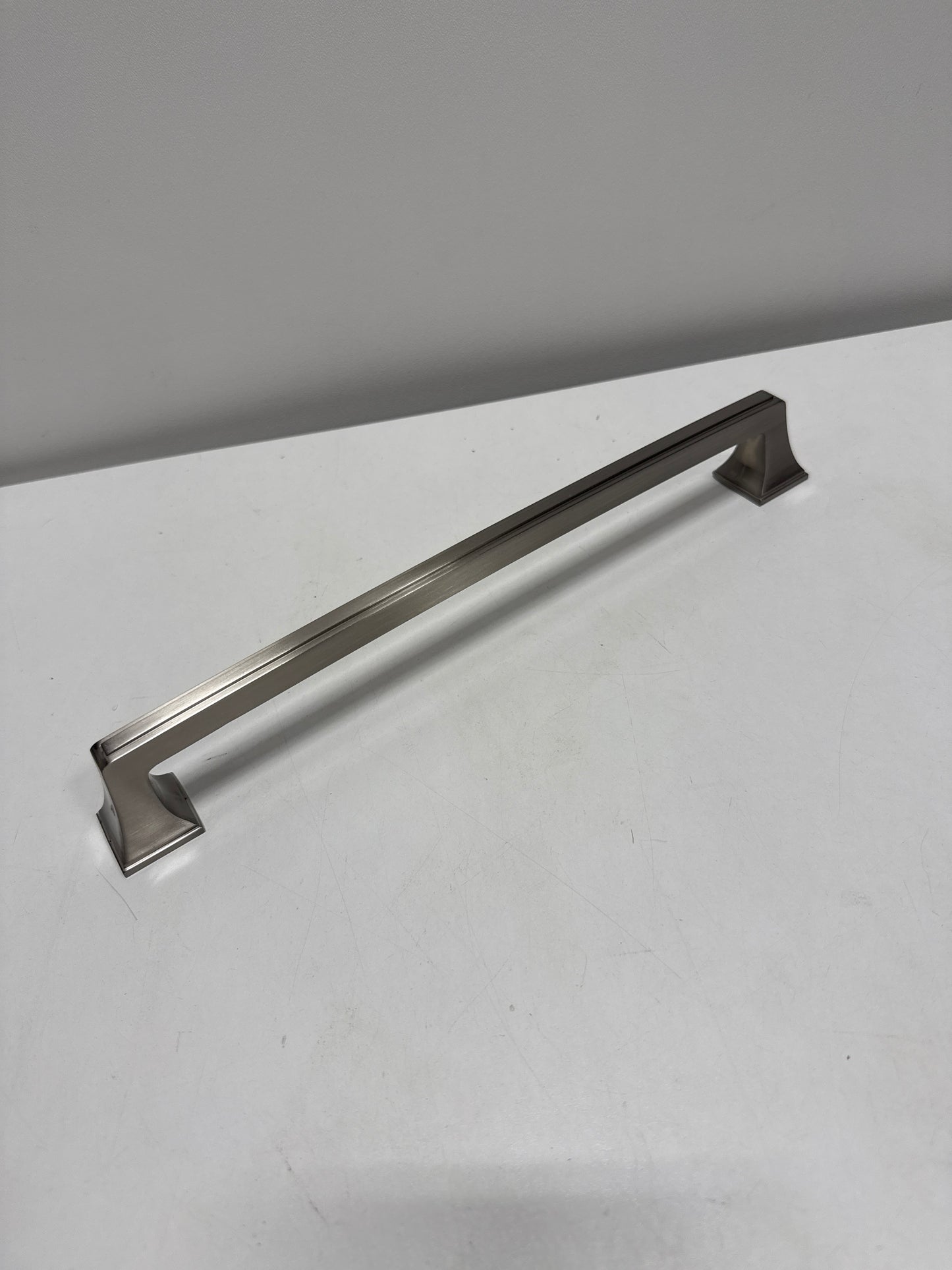 Amerock | Appliance Pull | Satin Nickel | 12 inch (305 mm) Center to Center | Mulholland | 1 Pack | Drawer Pull | Drawer Handle | Cabinet Hardware