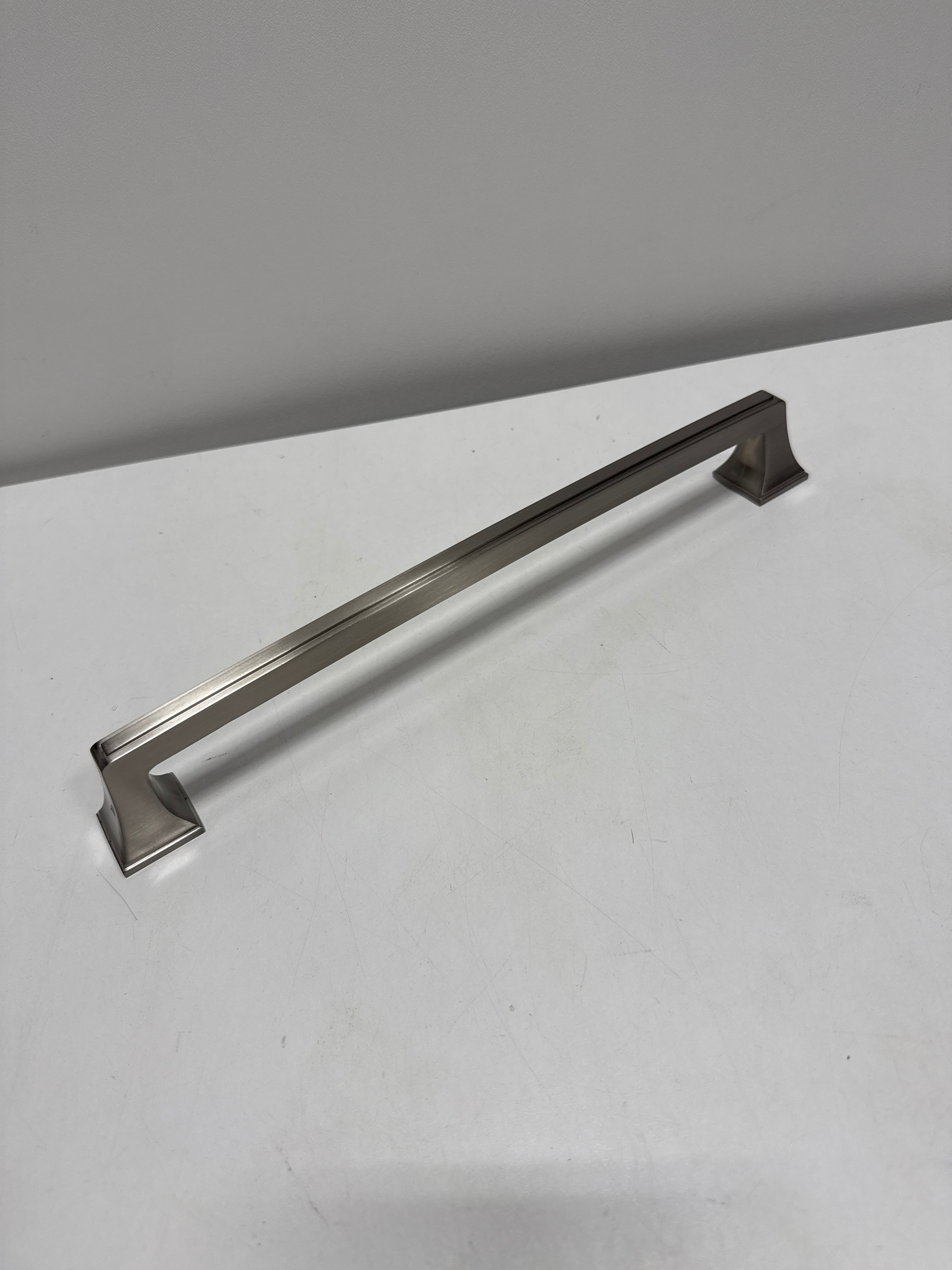 Amerock | Appliance Pull | Satin Nickel | 12 inch (305 mm) Center to Center | Mulholland | 1 Pack | Drawer Pull | Drawer Handle | Cabinet Hardware