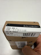Baldwin 1035.I 3-1/2" Wide Plain Bearing Square Corner Mortise Door Hinge from the Estate Collection - Single Hinge Lifetime Polished Brass Door Hinge