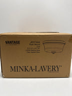 Minka Lavery 4927-66A Shyloh Flush Mount, 2-Light, 120 Total Watts, 13.75-in H x 7.75-in W, Coal Black