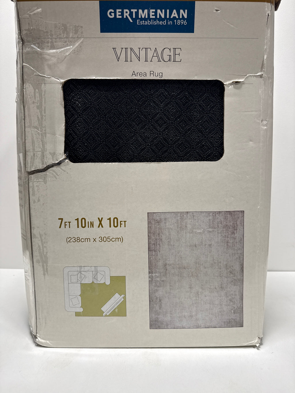 Gertmenian & Sons Vintage Area Rug, Ezra, 7'10” x 10'