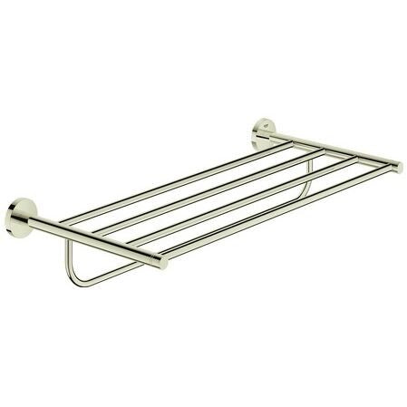 Grohe 40 800 Essentials 23-2/5" Towel Rack with Integrated Towel Bar Brushed Nickel