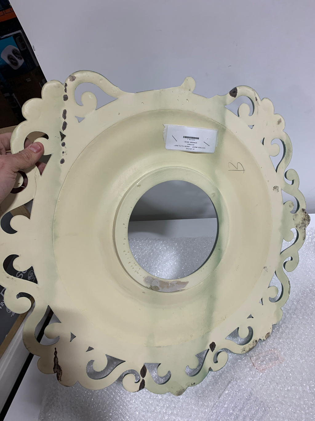 See Desc Ekena Millwork CM22ORAGF Orrington Ceiling Medallion Athenian Green - *Lighting & Electrical