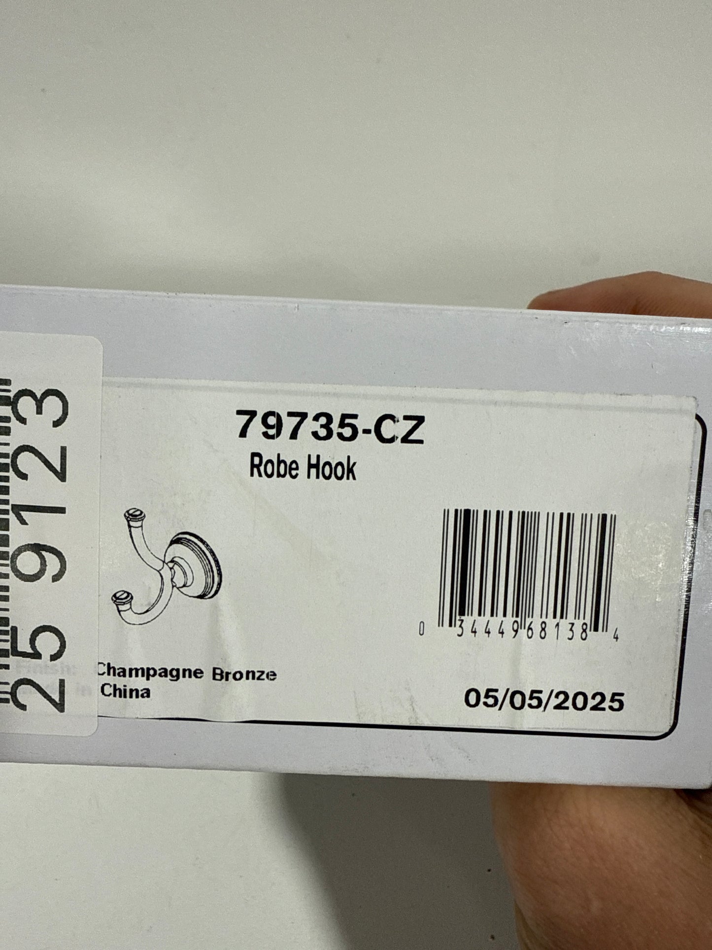 Delta 79735 Cassidy Double Robe Hook Champagne Bronze