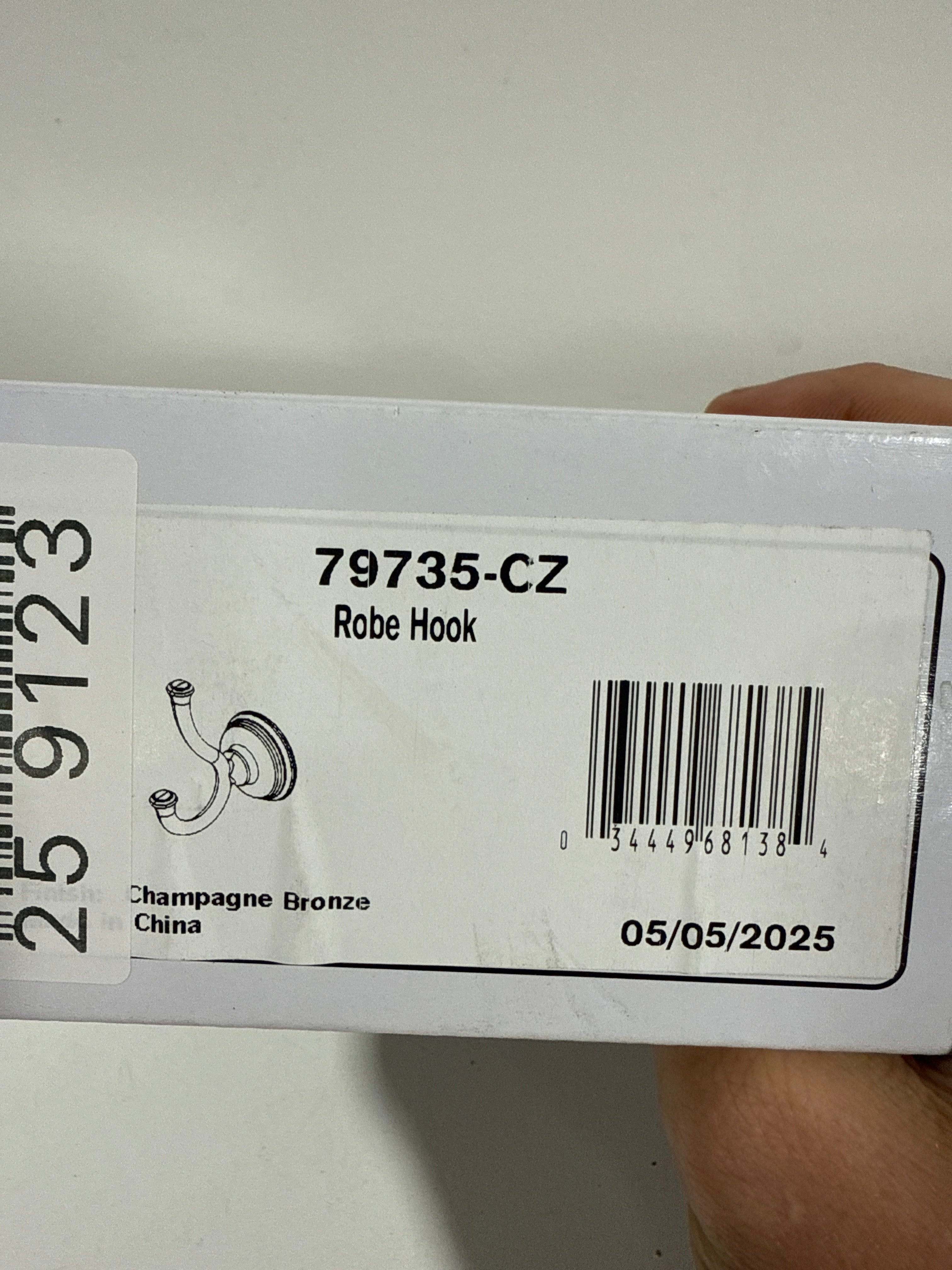 Delta 79735 Cassidy Double Robe Hook Champagne Bronze - *Tools Hardware & Misc