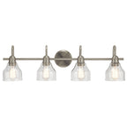 Kichler 45974 Avery 4 Light 34" Wide Vanity Light Brushed Nickel Indoor Lighting Bathroom Fixtures Vanity Light