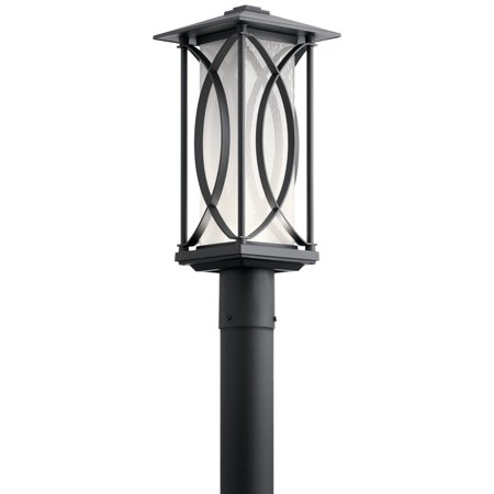 Kichler 49976LED Ashbern Single Light 19" Tall Integrated LED Outdoor Single Head Post