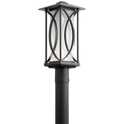 Kichler 49976LED Ashbern Single Light 19" Tall Integrated LED Outdoor Single Head Post