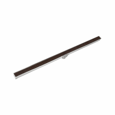 Infinity Drain SAG 3848 48" S-AG 38 Linear Drain Complete Kit with 1 1/2" Wedge Wire Grate Oil Rubbed Bronze