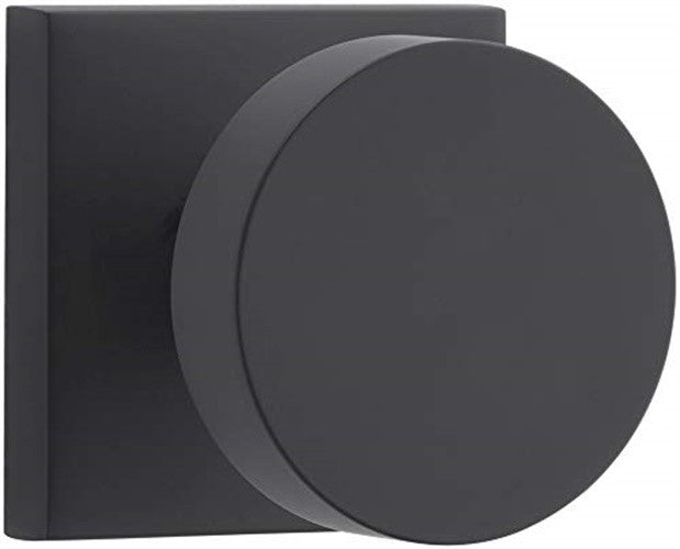 Scratch Baldwin Contemporary Two-Sided Through-Door Dummy Door Knobset - Satin Black - FDCONCSR190 - *Tools Hardware &