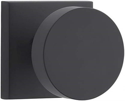 Scratch Baldwin Contemporary Two-Sided Through-Door Dummy Door Knobset - Satin Black - FDCONCSR190 - *Tools Hardware &