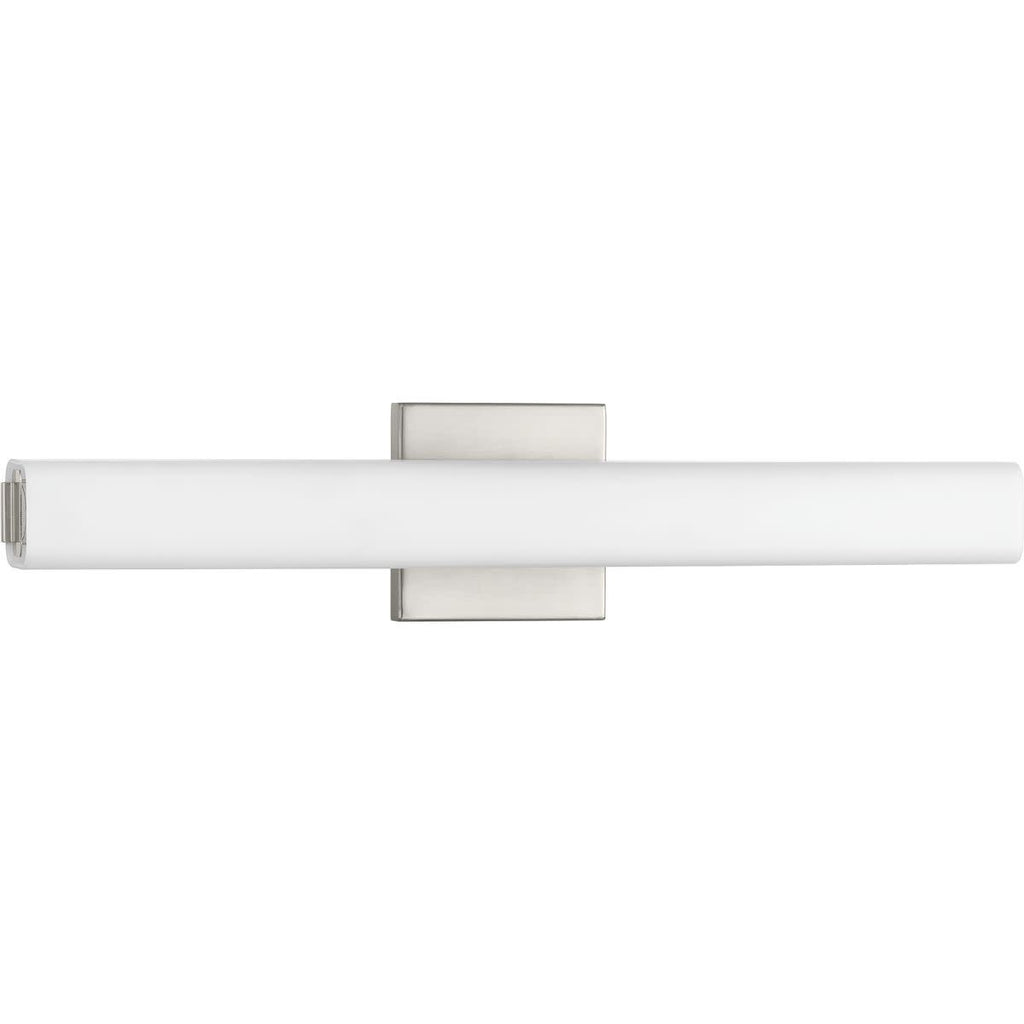 Beam LED Collection 22’’ Brushed Nickel Etched Opal Glass Modern Bath Vanity Light - *Lighting & Electrical