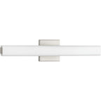 Beam LED Collection 22’’ Brushed Nickel Etched Opal Glass Modern Bath Vanity Light - *Lighting & Electrical