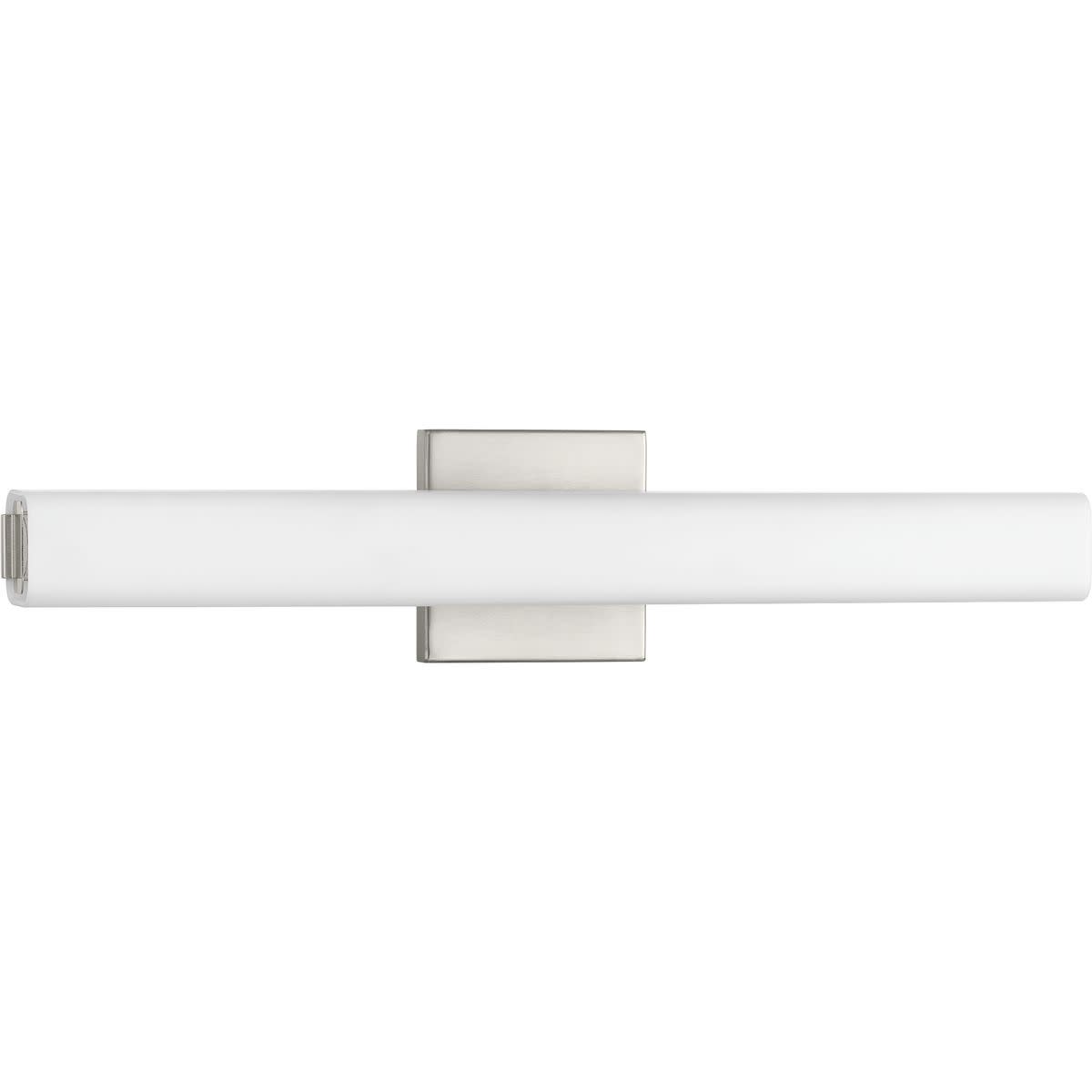 Beam LED Collection 22’’ Brushed Nickel Etched Opal Glass Modern Bath Vanity Light - *Lighting & Electrical
