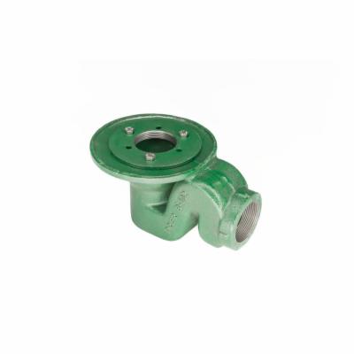 Infinity Drain CDIS 22 Clamp Down Cast Iron Drain with Integral Trap 2” Throat and 2” Threaded Side Outlet Showers Shower Drains Standard Drains