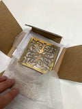Newport Brass 233-405 Decorative Drains 4’’ Square Shower Drain Grid Aged Brass - *Plumbing