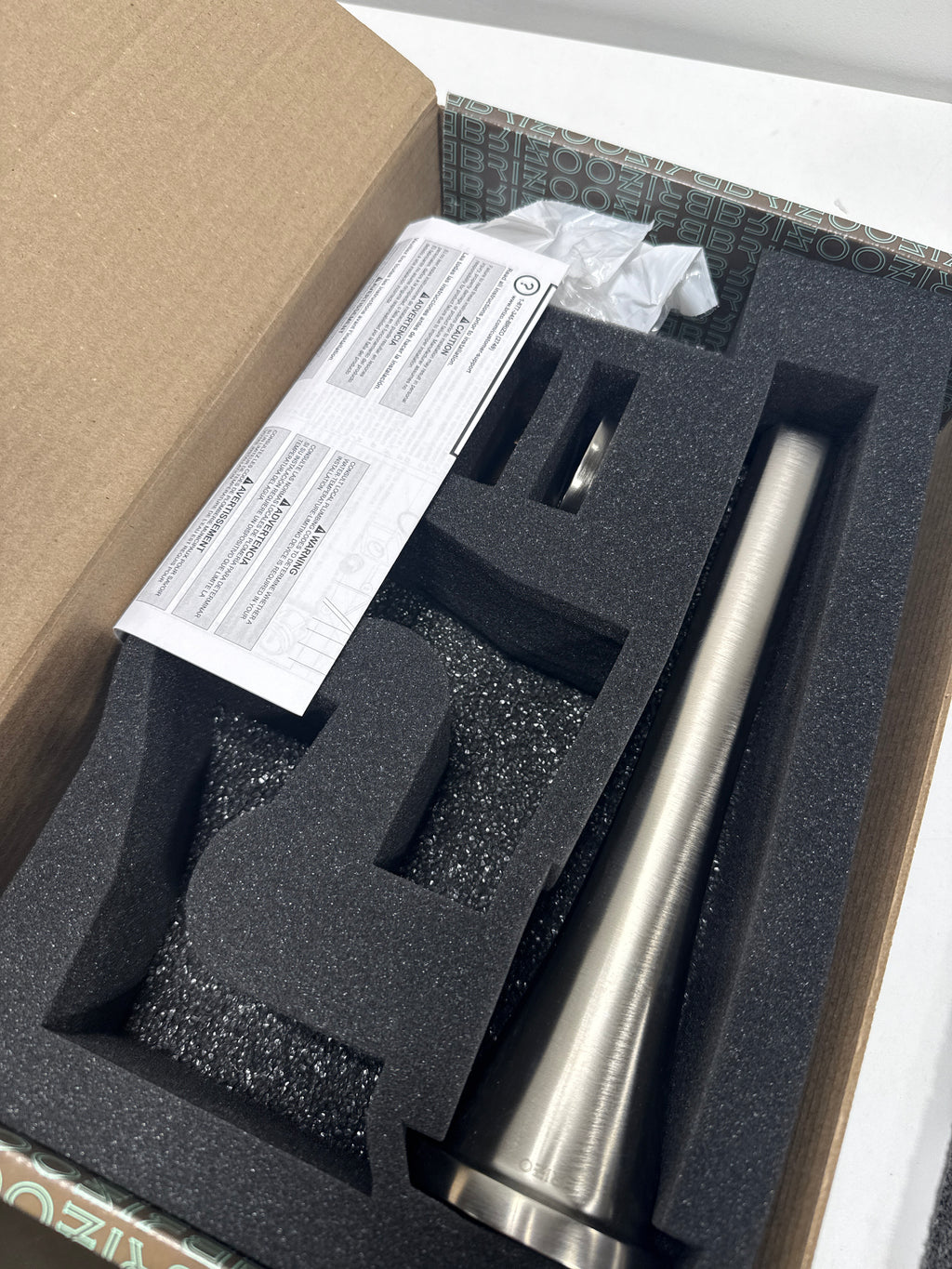 Brizo T70498-LHP Levoir Wall Mounted Widespread Tub Filler - Less Handles and Rough in Luxe Nickel