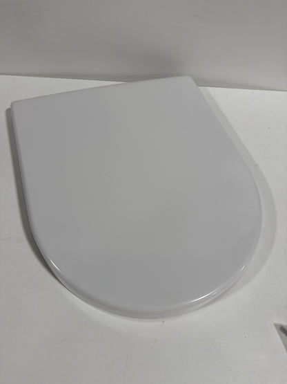 See Desc Duravit 0069890000 Toilet Seat with Soft Close Hinges /White