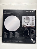 Artika Romy 28 in. W X 28 in. H 3CCT Round Wall Bathroom Anti-Fog Vanity Mirror with Black Frame