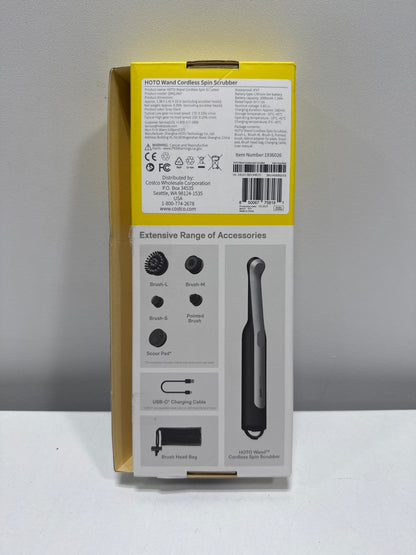 HOTO Wand Cordless Spin Scrubber