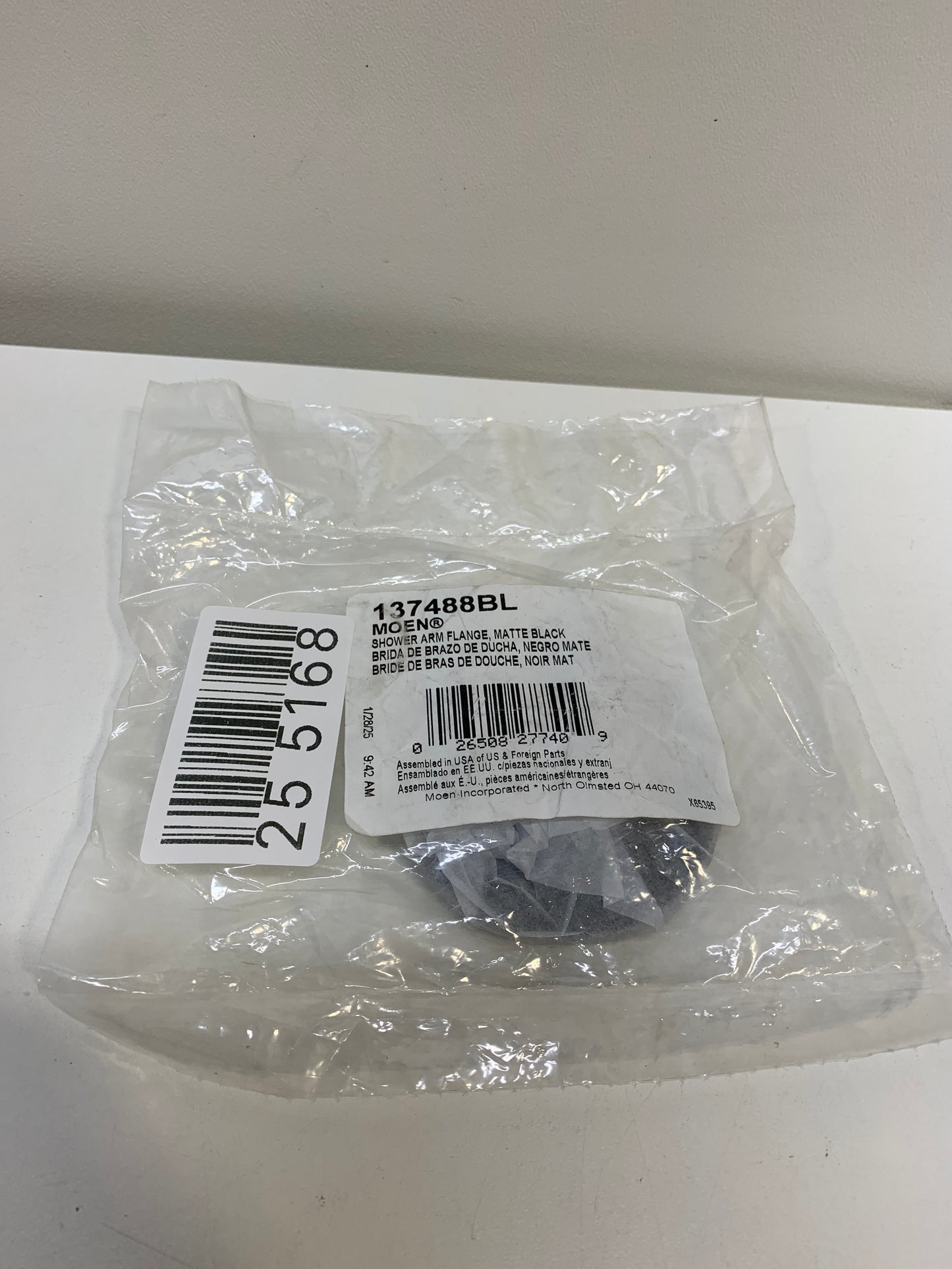 Moen 137488 Shower Arm Flange - Black