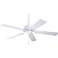 AirPro 52 in. Indoor White Transitional Ceiling Fan Included Great Room and Living Room Downrod Mount Included