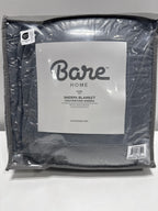 Bare Home Faux Shearling Blanket - King Size - Blanket for Bed, Sofa, Couch, Camping, Travel, and Gifts - Warm & Lightweight