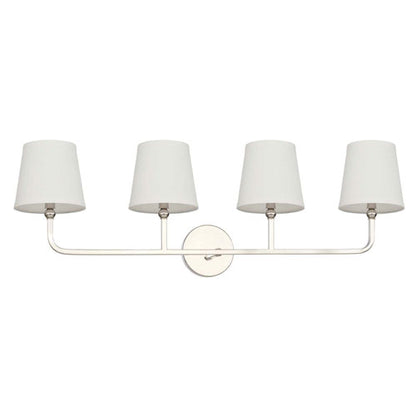 Capital Lighting Fixture Company Dawson 35 Inch 4 Light Bath Vanity Light Dawson - 119341PN-674 - Transitional