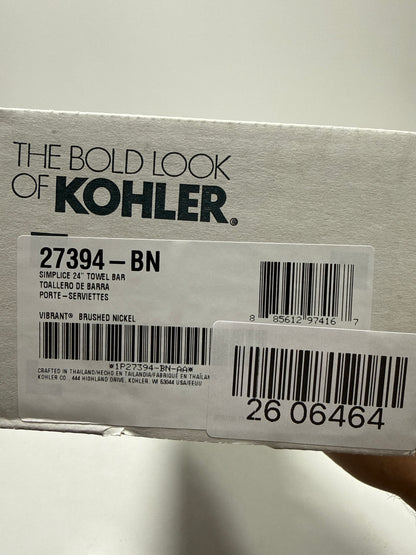 KOHLER K-27394 Simplice 24" Towel Bar