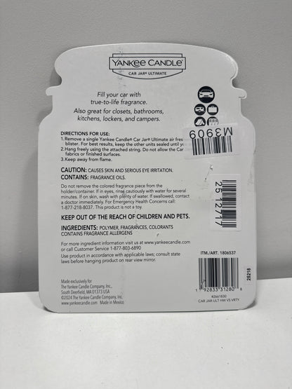 Yankee Candle Holiday Car Jar Ultimate Air Freshener 5 Pack, Assorted Scents- Limited Holiday Edition