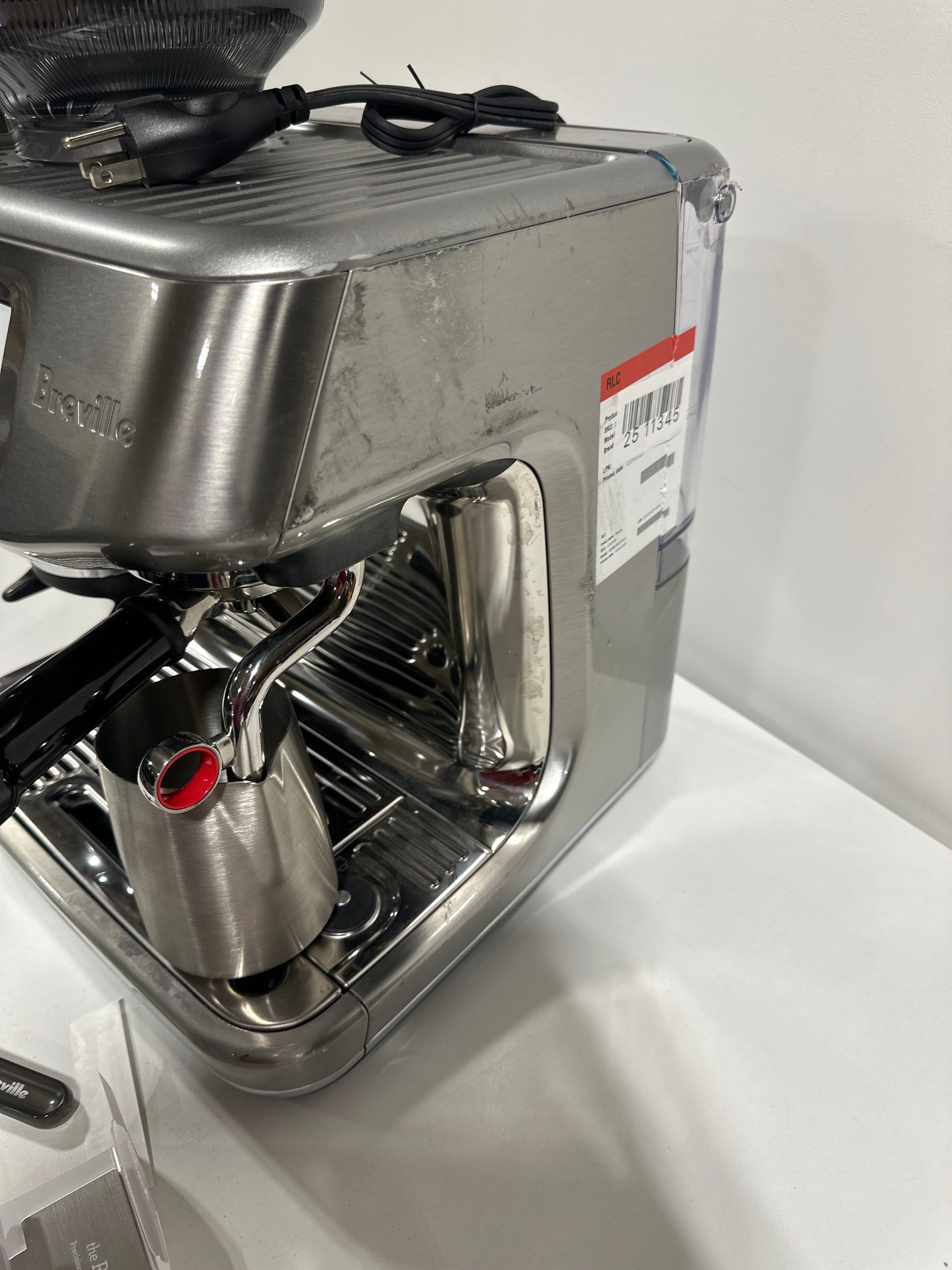 Scratch & Dent Breville the Barista Touch Impress Espresso Machine with Grinder & Milk Frother Espresso Maker