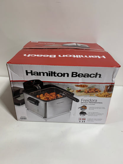 Used Hamilton Beach Triple-Basket Deep Fryer, Multicolor