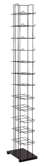 Missing Hardware SSWBasics Black Floor Standing Ball Cap Rack and Hat Display Rack - *Sporting Goods