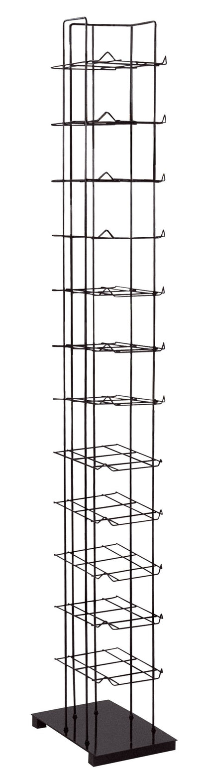 Missing Hardware SSWBasics Black Floor Standing Ball Cap Rack and Hat Display Rack
