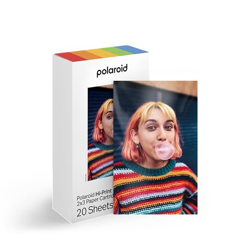 Polaroid Hi-Print Paper Gen 2: Android & iOS Compatible, Bluetooth, USB-C Connection