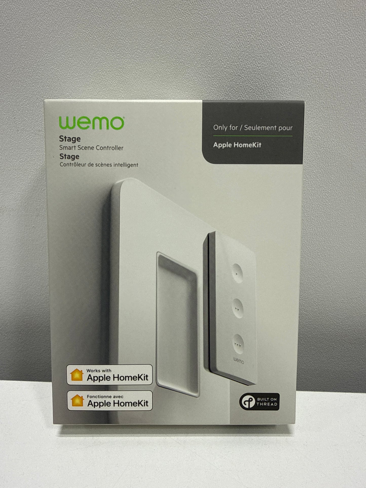 Wemo Stage Scene with Thread Smart Home Remote Control for Apple HomeKit