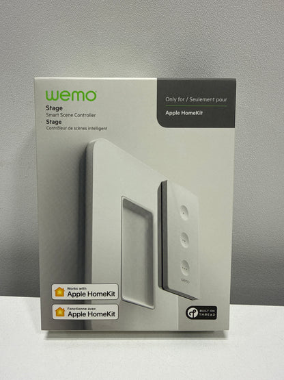 Wemo Stage Scene with Thread Smart Home Remote Control for Apple HomeKit