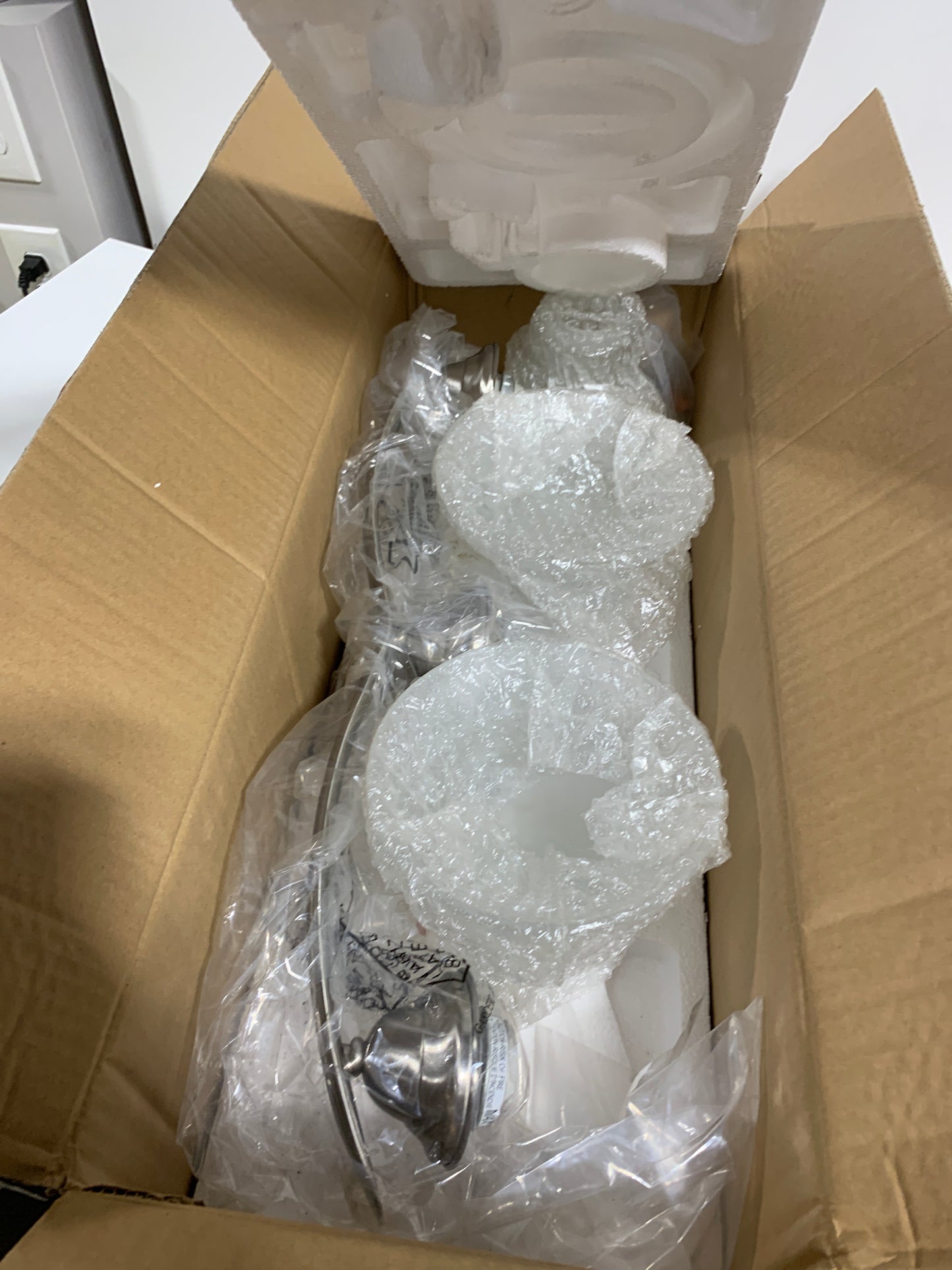 Roseto PBF6177 Kennedy 24"W 3 Light Bathroom Vanity Light - Nickel