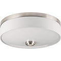 Brushed Nickel LED Flush Mount from the Weaver LED Collection