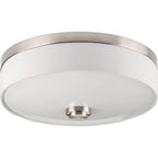 Brushed Nickel LED Flush Mount from the Weaver LED Collection