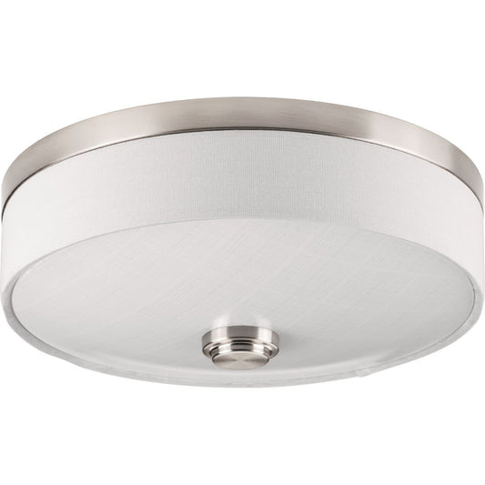 Brushed Nickel LED Flush Mount from the Weaver LED Collection