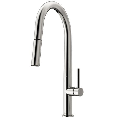 VIGO Greenwich Single Handle Pull-Down Sprayer Kitchen Faucet in Stainless Steel